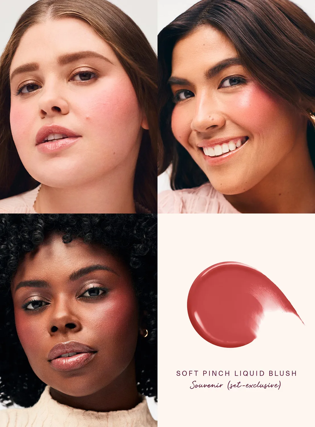Rare Beauty Soft Pinch duo blush liquide Happy Souvenir