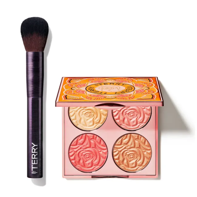 By Terry Duo Palette CC Éclat Sunny Flash pinceau