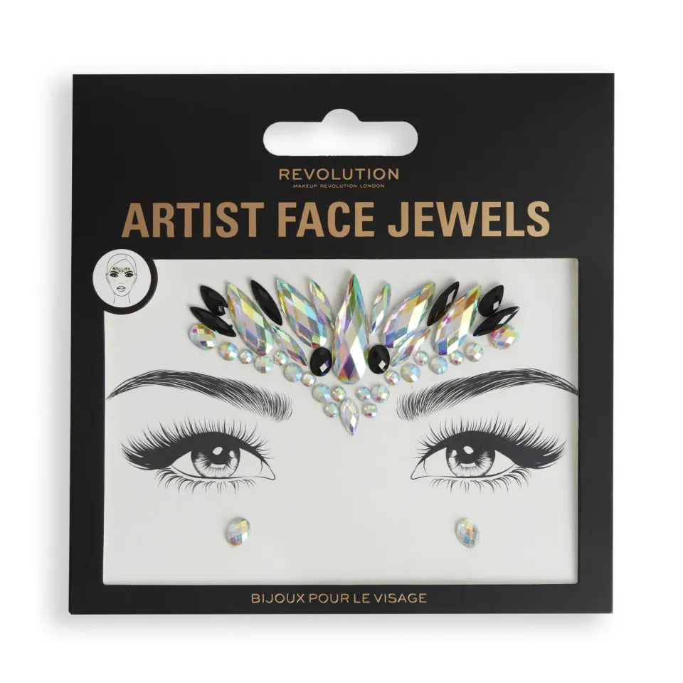 Revolution Artist Collection Face Jewels strass visage autocollants