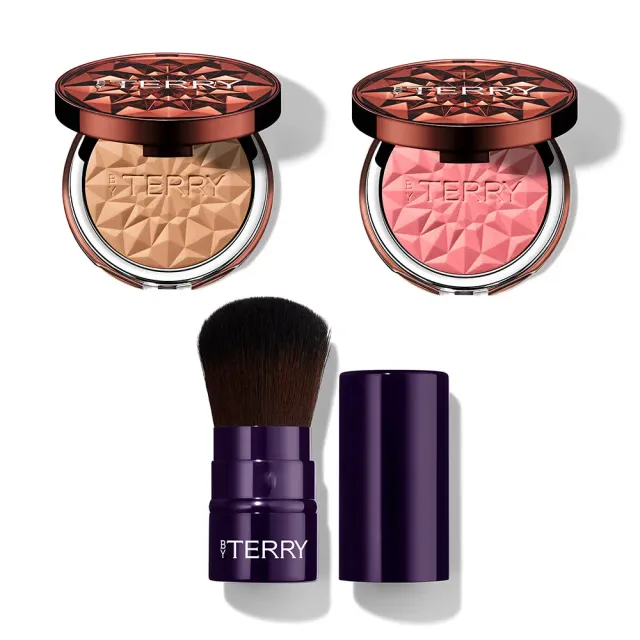 By Terry Tea to Tan coffret poudre blush soleil kabuki