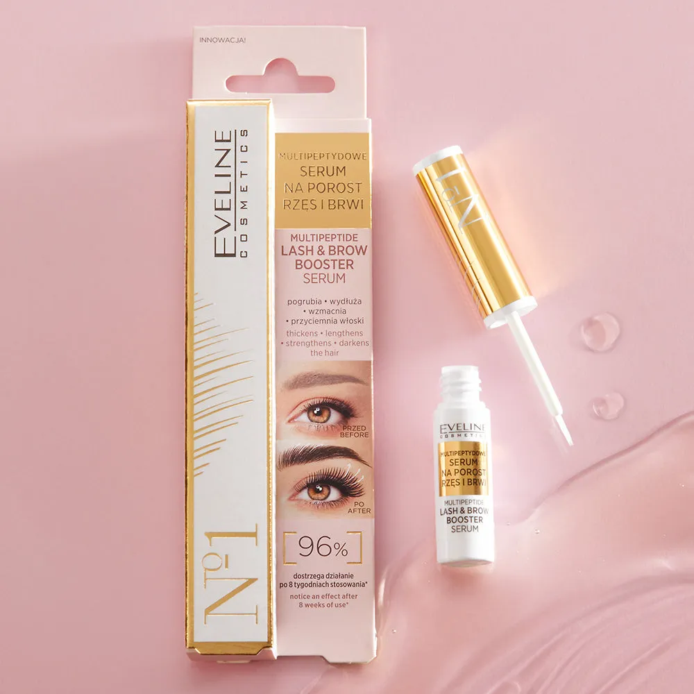 Eveline SOS Lash Booster sérum cils sourcils multipeptide