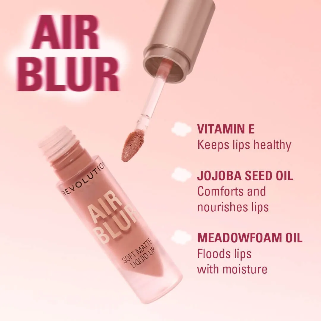 Revolution Air Blur rouge à lèvres liquide mat flouté