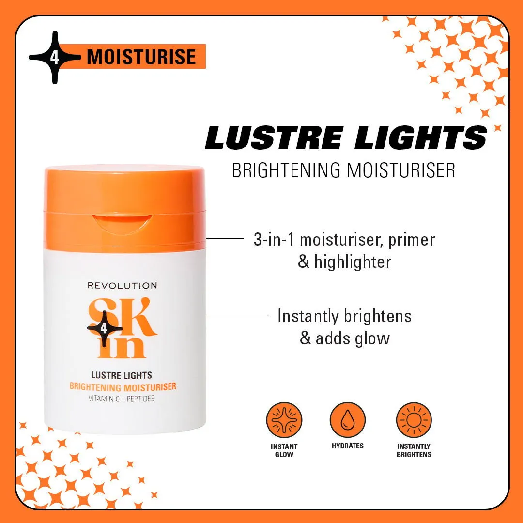 Revolution Skin Lustre Lights crème éclat vitamine C peptides