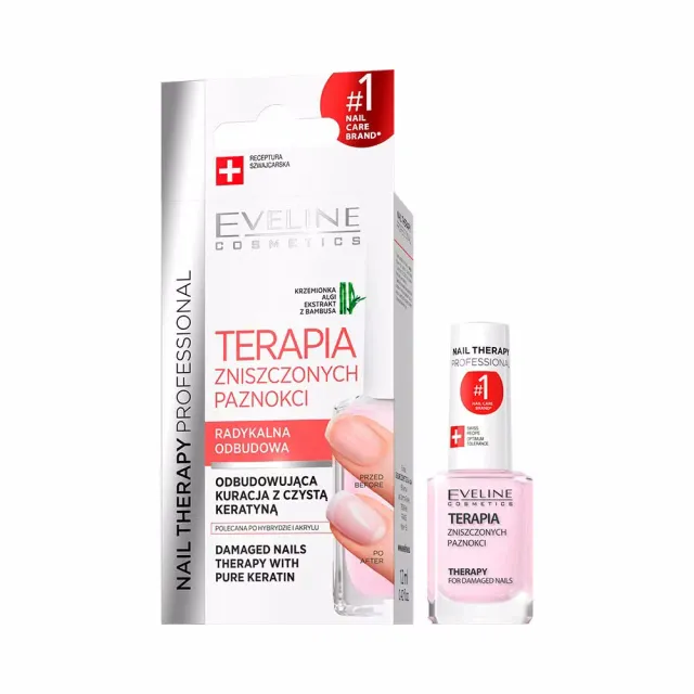 Eveline Nail Therapy soin ongles abîmés reconstructeur fortifiant