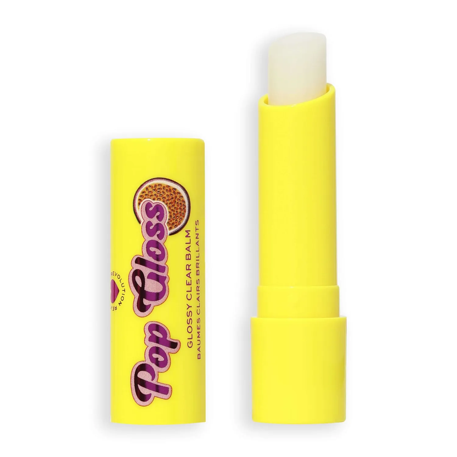 Revolution I Heart Pop Gloss baume lèvres Passionfruit Clear brillant
