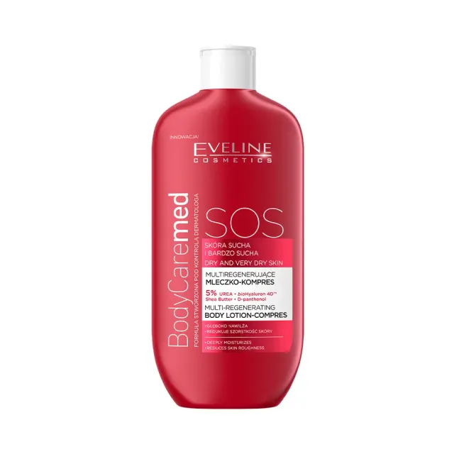 Eveline BodyCare Med+ SOS lait corps peaux sèches