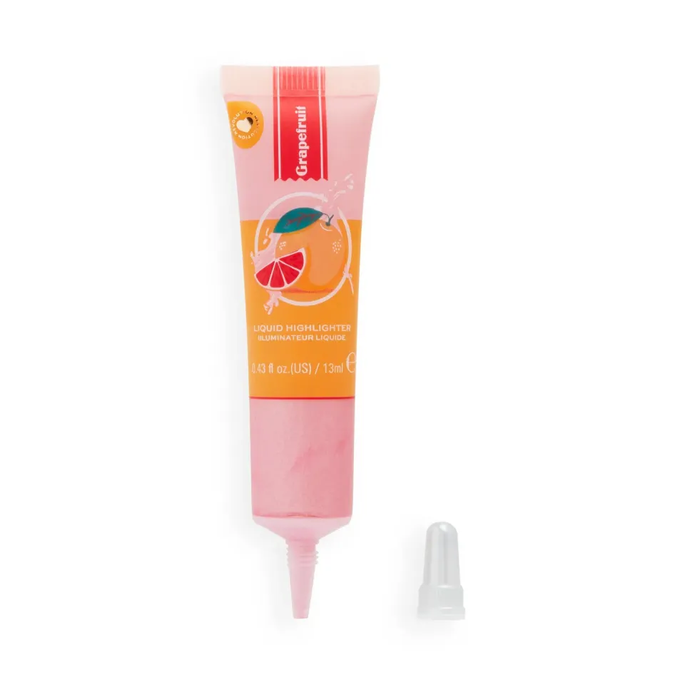 I Heart Revolution Grapefruit Fizz highlighter liquide rosé