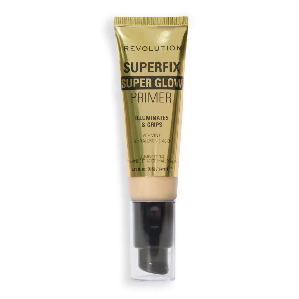 Revolution Superfix Super Glow Primer Gold base éclat