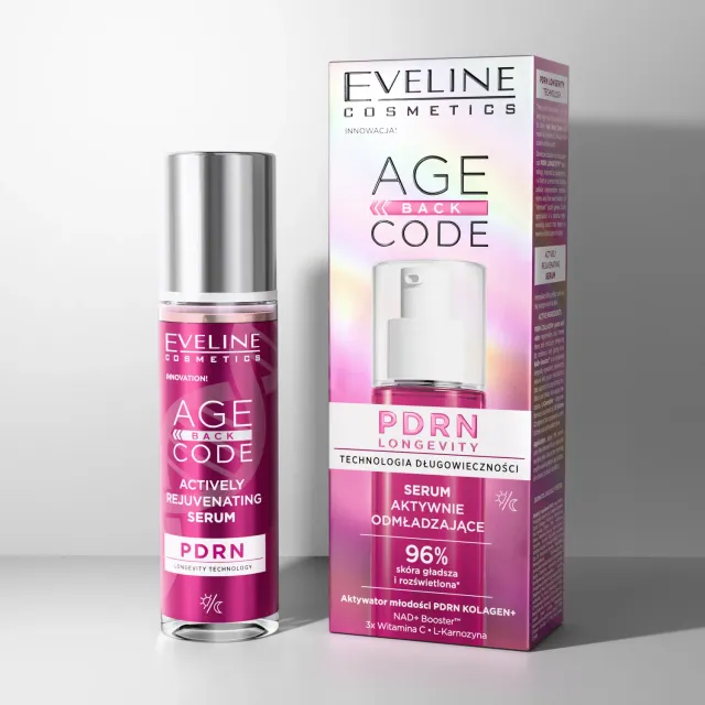 Eveline Cosmetics Age Back Code sérum visage vitamine C ginseng