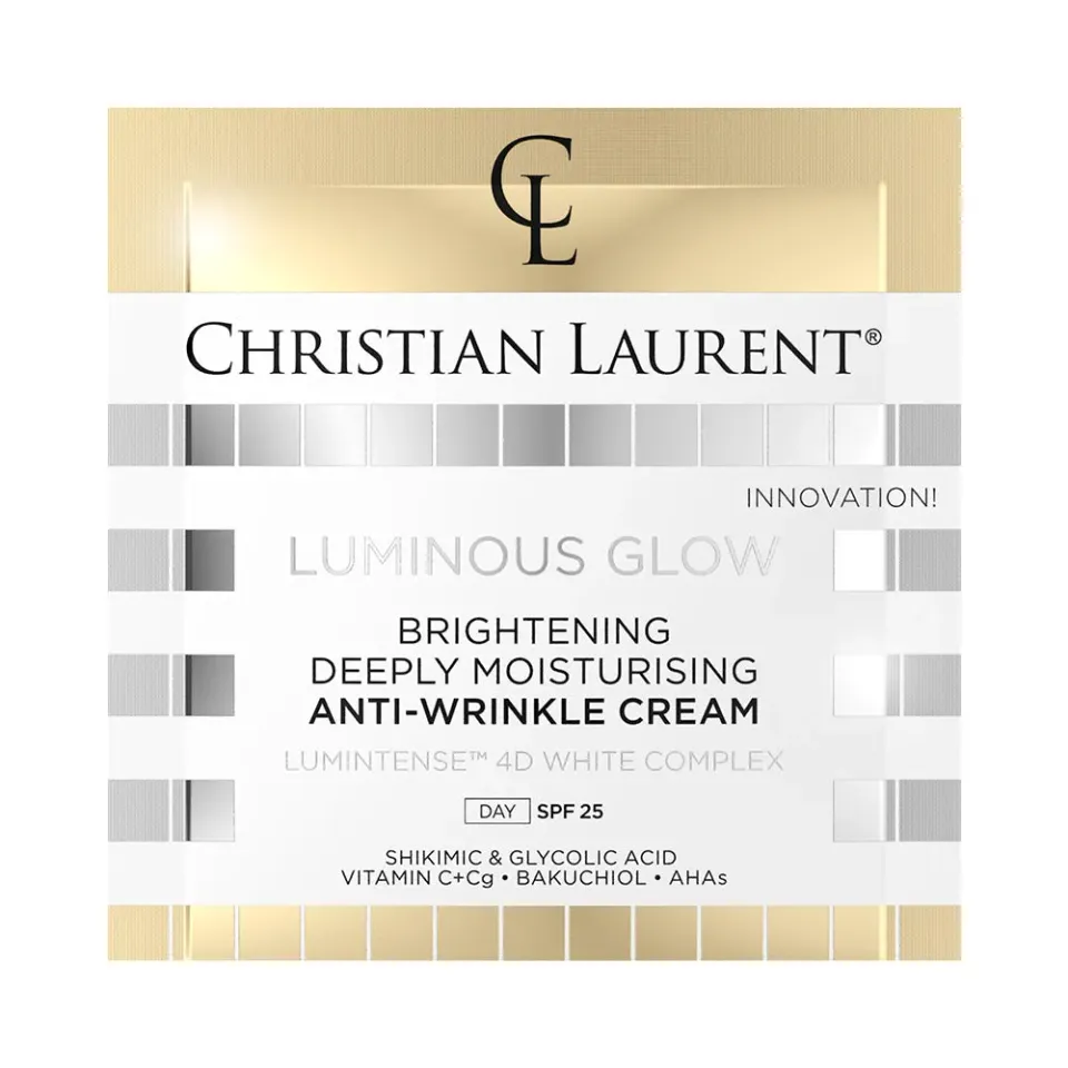 Eveline Christian Laurent Luminous Glow crème anti-rides SPF25 1,5 ml éclat