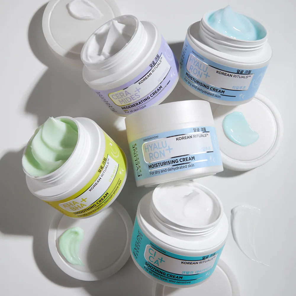 Eveline Korean Rituals crème visage lissante AHA BHA pores