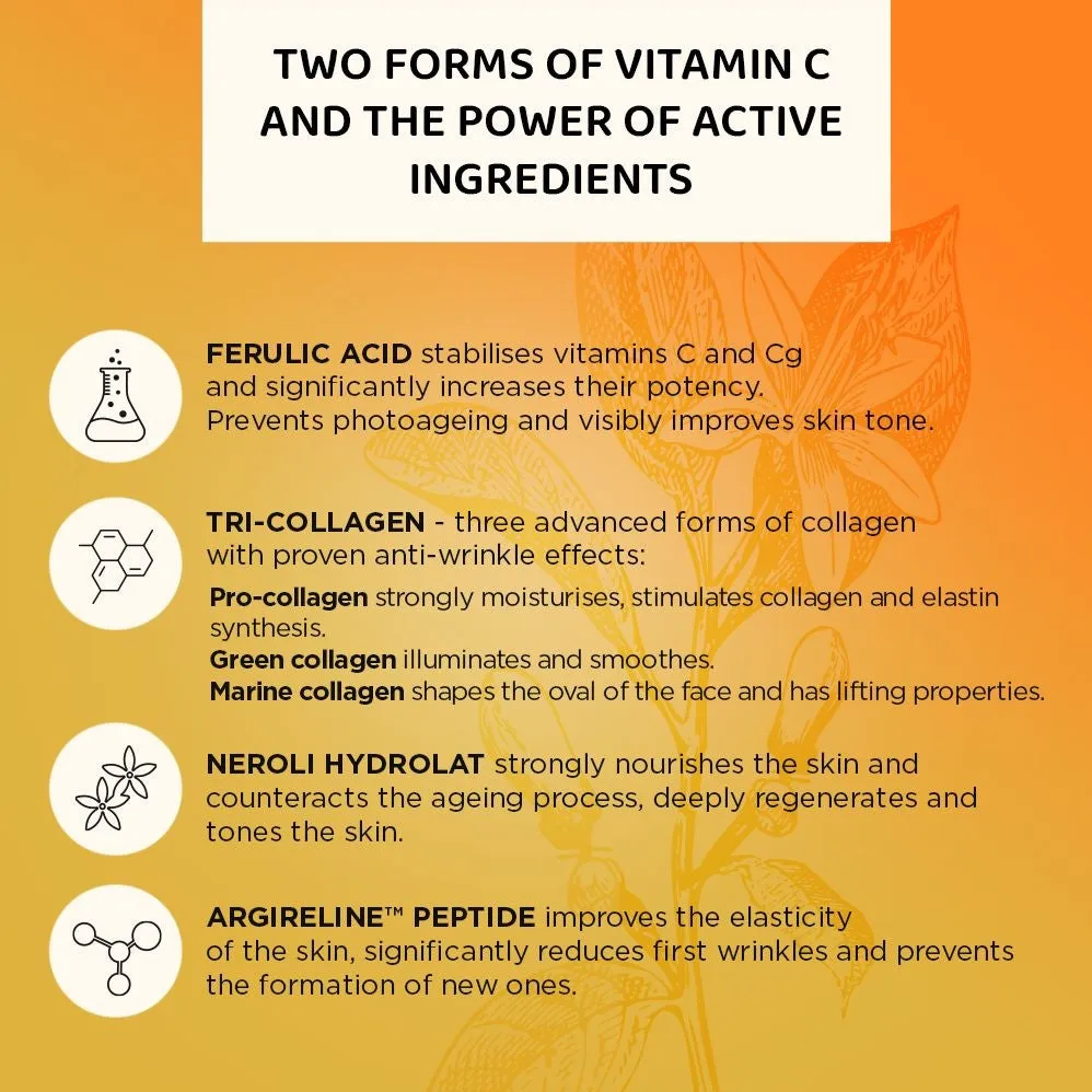 Eveline C-Perfection crème visage éclat lissante 30+ vitamine C