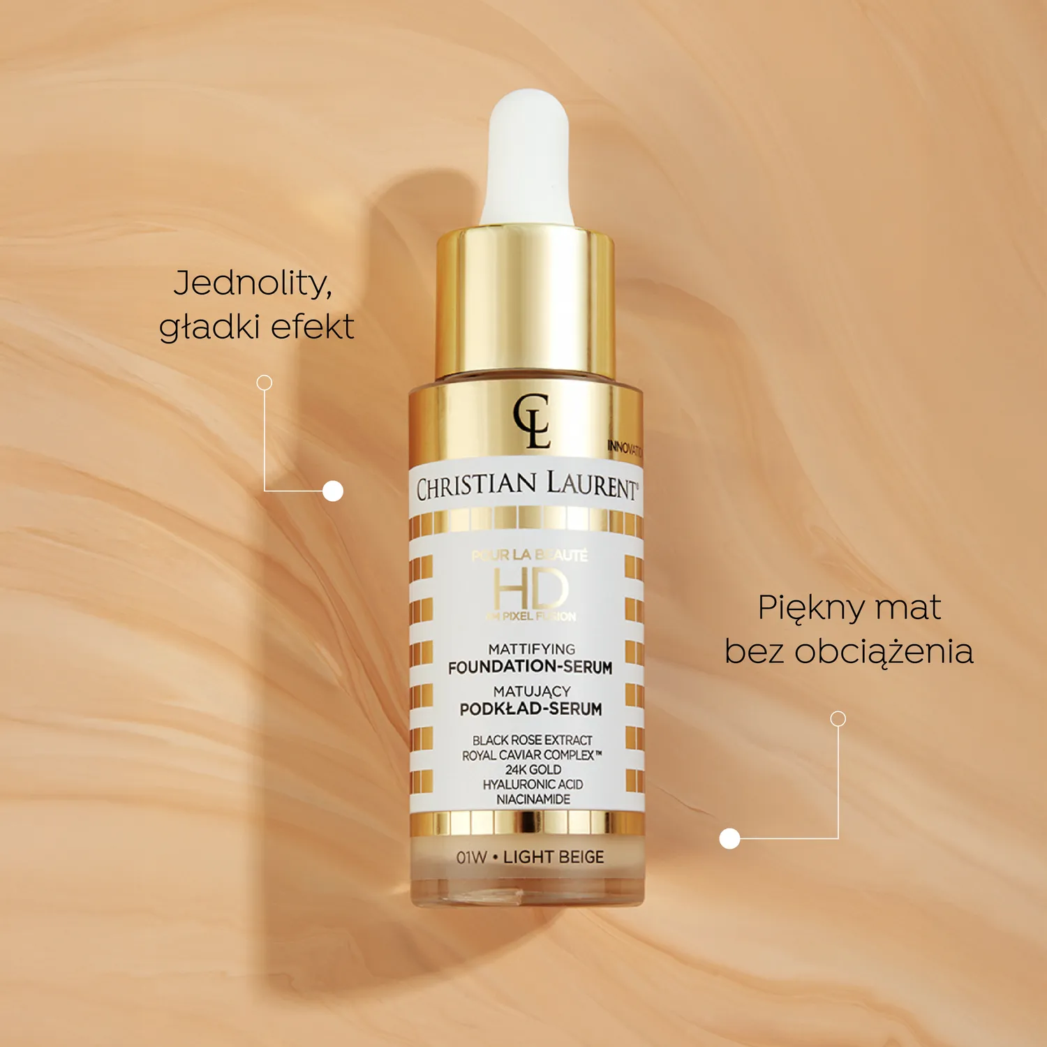 Eveline Christian Laurent fond de teint serum matifiant couvrance