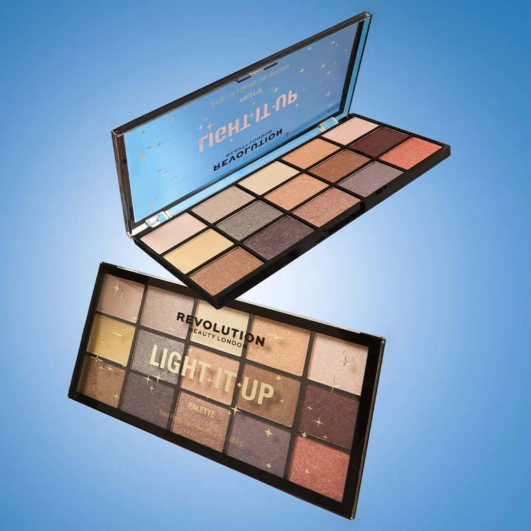 Revolution Reloaded Light It Up palette fards dorés
