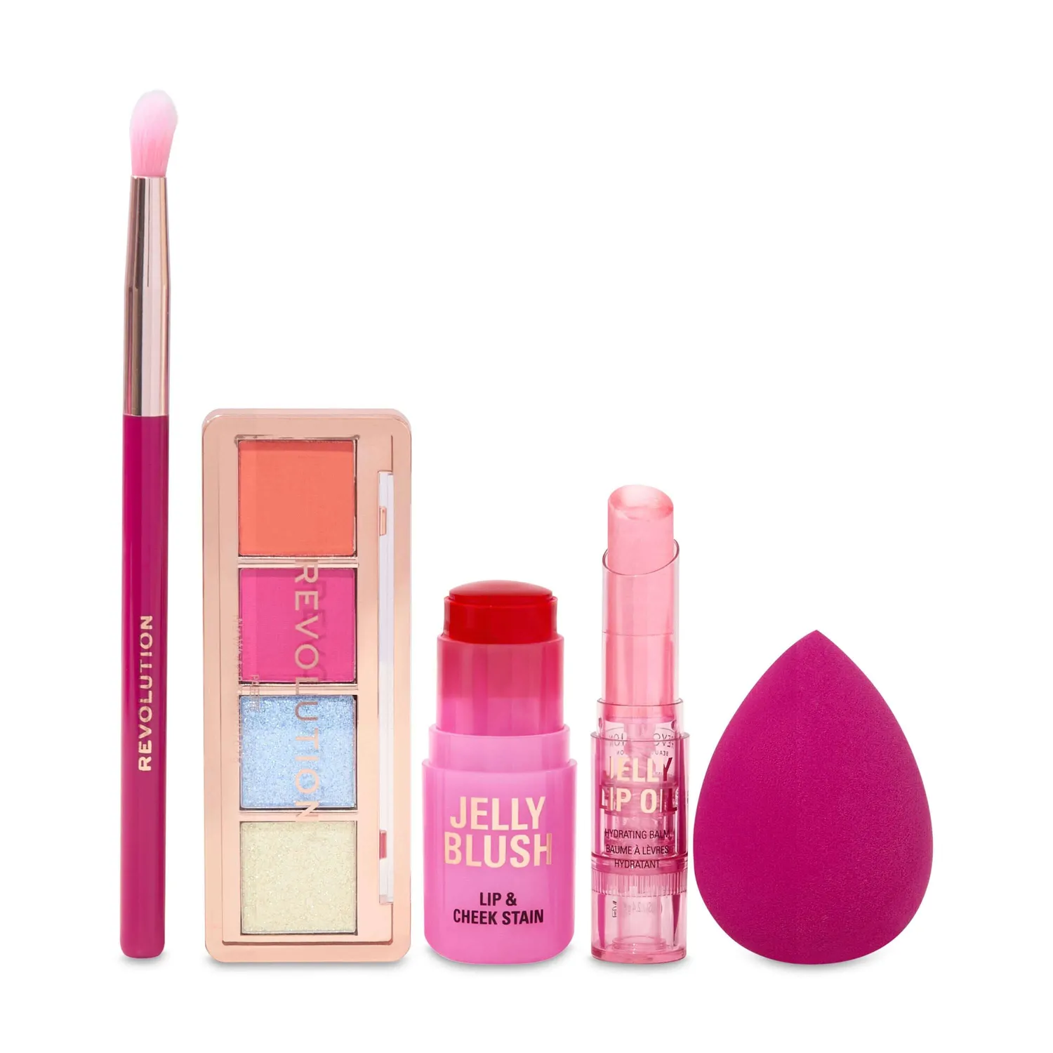 Revolution All About The Jelly coffret maquillage 5 pièces glossy