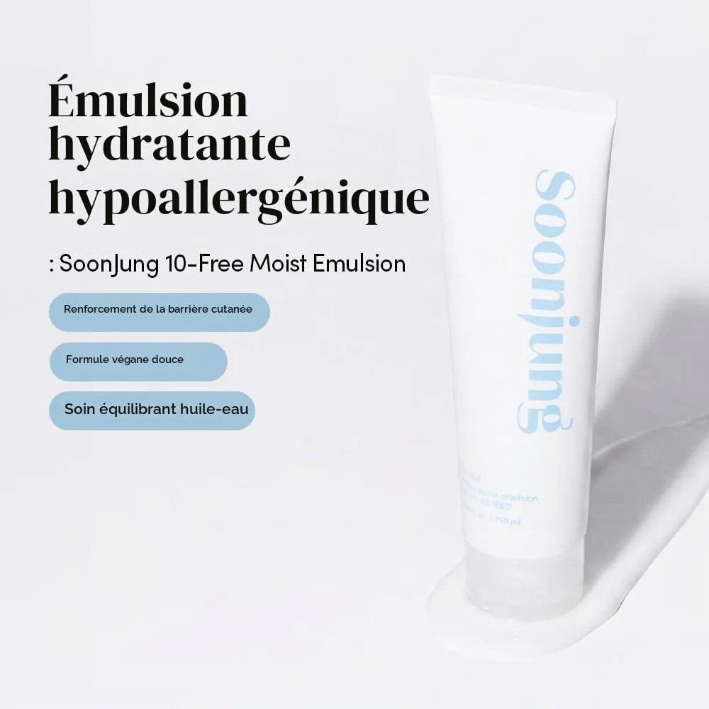 Etude House SoonJung 10 Free émulsion hydratante 130ml apaisante