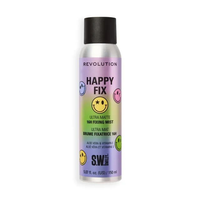 Revolution x S.W. Smiley Superfix Happy Fix spray mat fixateur
