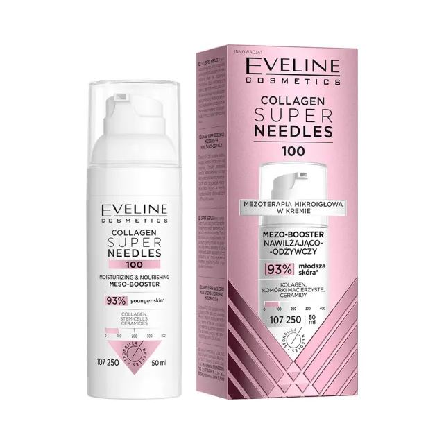 Eveline Cosmetics Super Needles Collagen 100 méso-booster hydratant