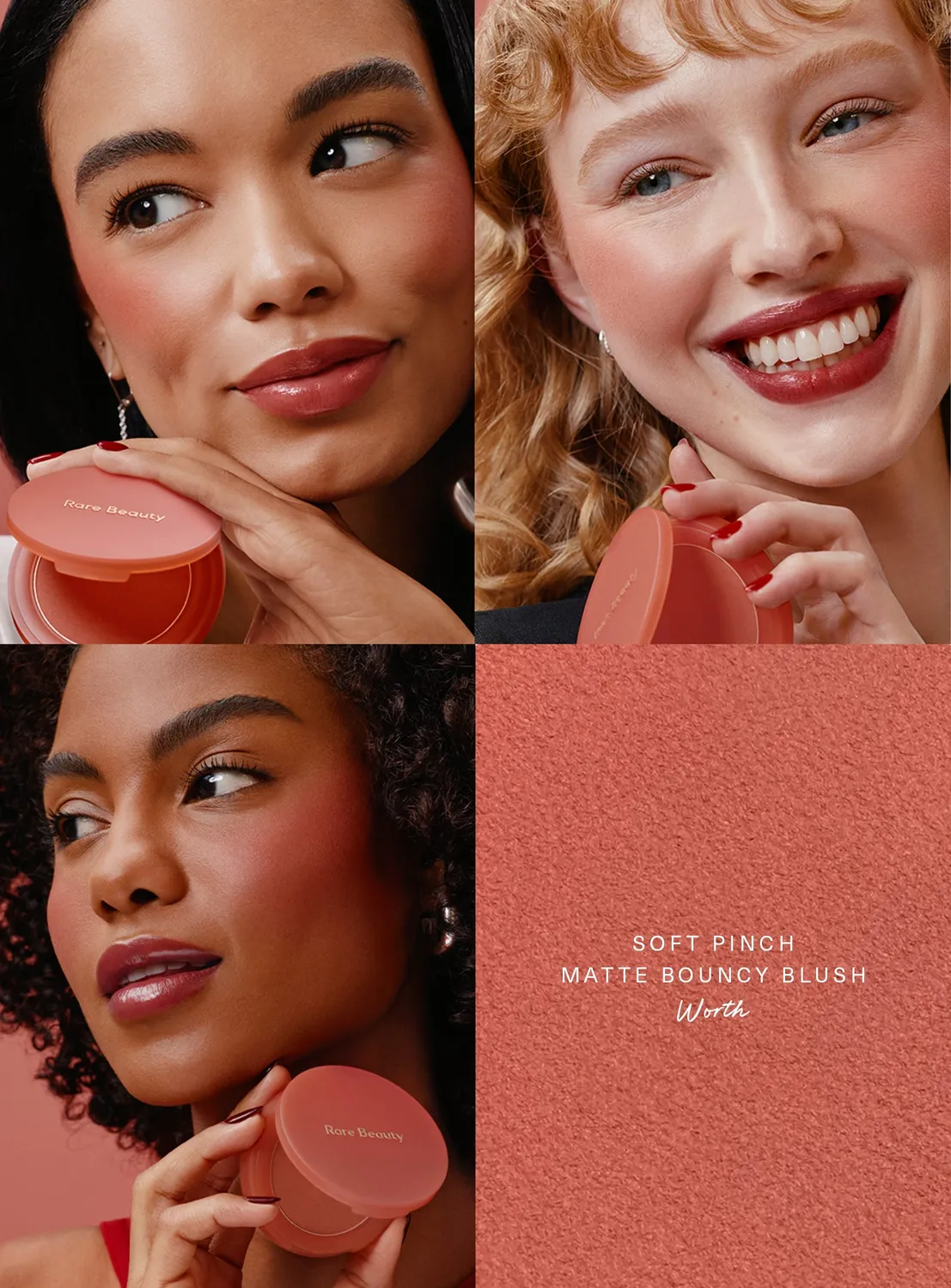 Rare Beauty Soft Pinch coffret Worth blush et huile lèvres
