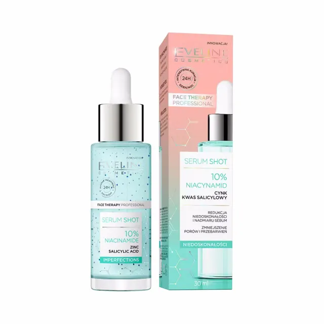 Eveline Face Therapy Professional Serum Shot Niacinamide sérum peau grasse