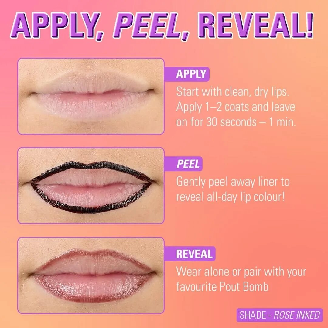 Revolution Lip Shift Ink Peel Off Lipliner stain lèvres