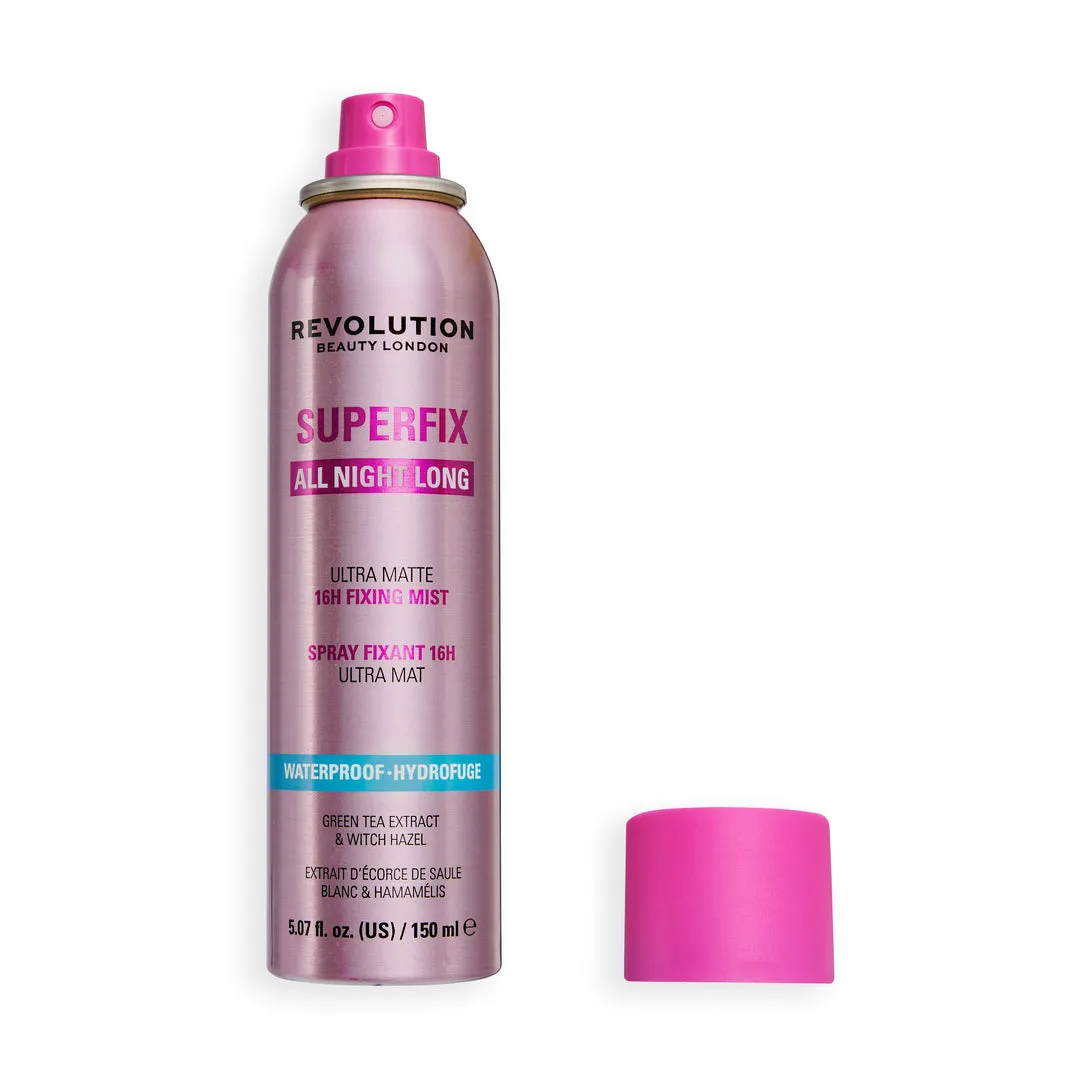 Revolution Superfix brume fixatrice Super Hold tenue mate