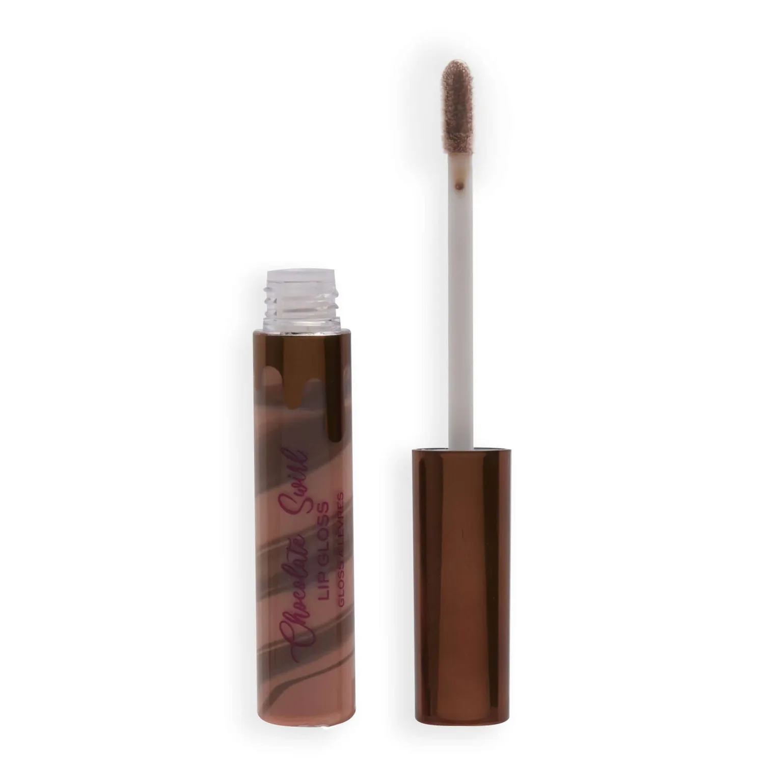 Revolution I Heart Soft Swirl Gloss lèvres Chocolate Marshmallow fini brillant