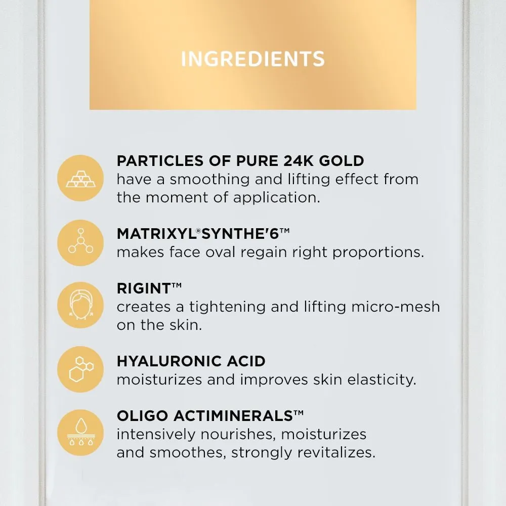 Eveline Gold Lift Expert 70+ crème-sérum visage or 24 carats