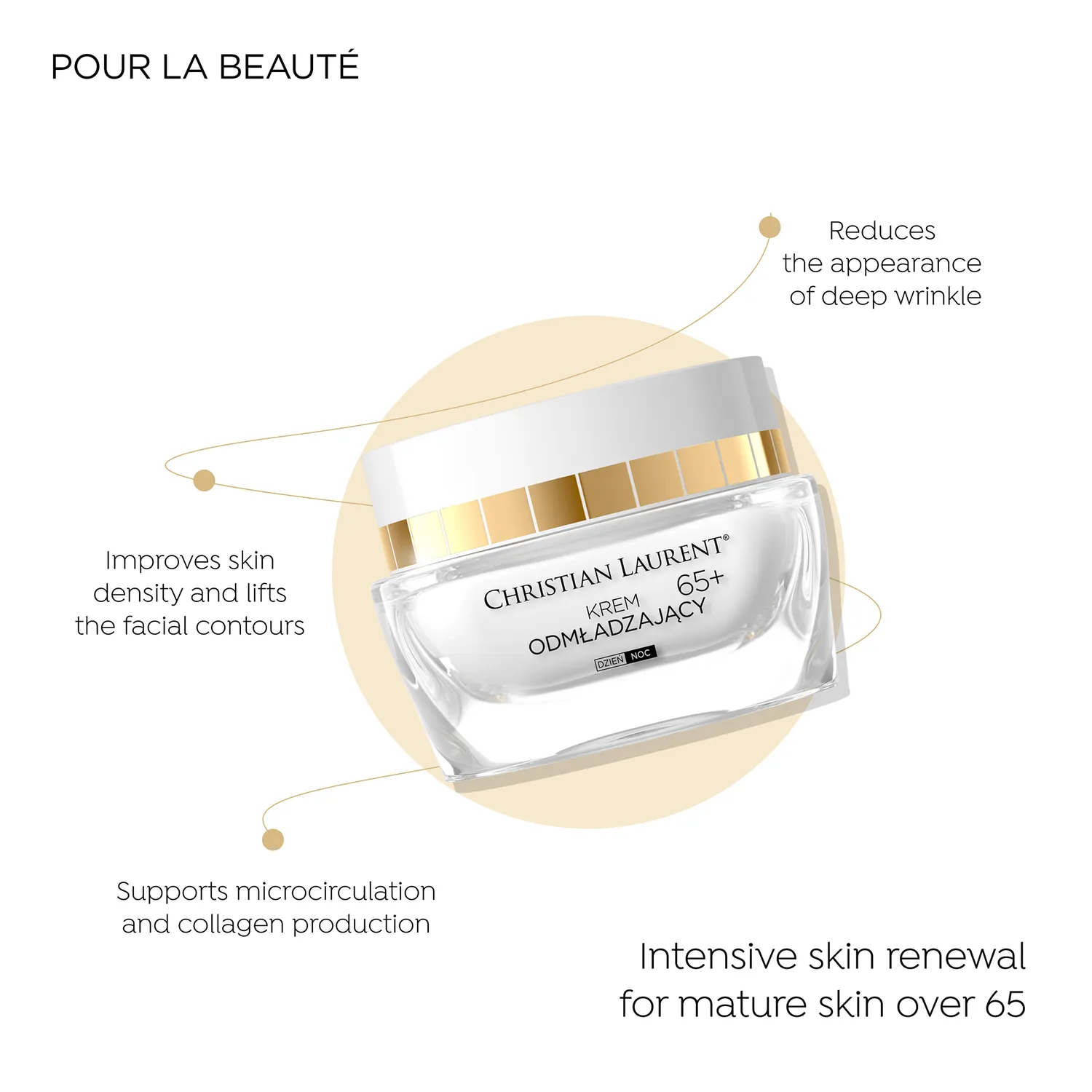 Eveline Christian Laurent crème visage 65+ infusion lift