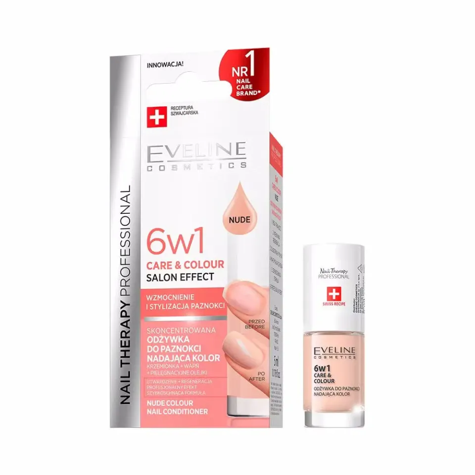 Eveline Nail Therapy Care & Colour soin ongles 6 en 1