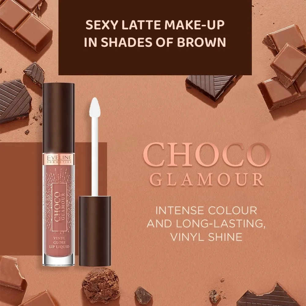 Eveline Choco Glamour rouge liquide glossy n°01 Ruby Chocolate