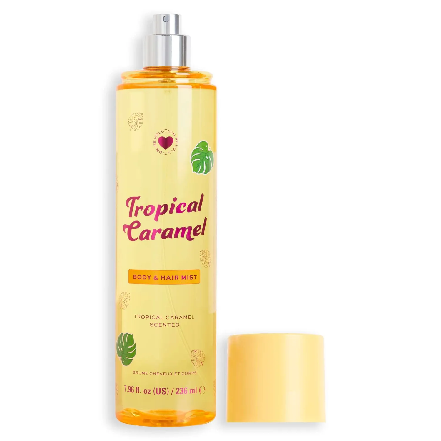 Revolution I Heart Tropical Caramel brume cheveux et corps vanille