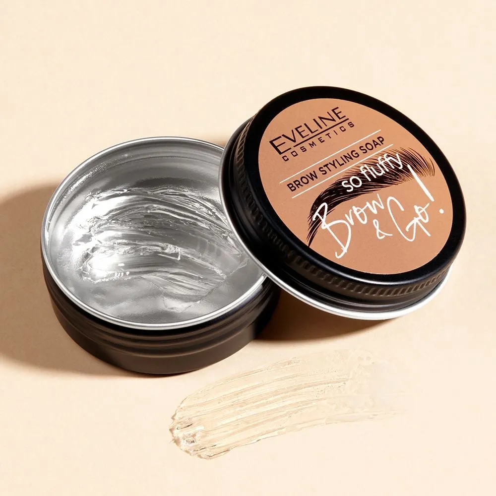 Eveline Brow & Go! savon sourcils fixation forte vegan
