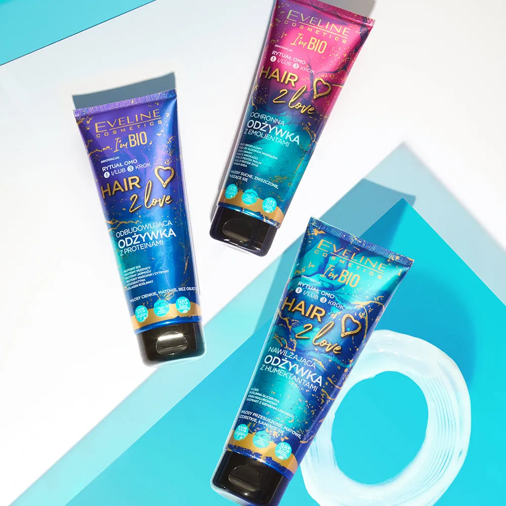 Eveline Hair 2 Love après-shampoing hydratant cheveux abîmés vegan