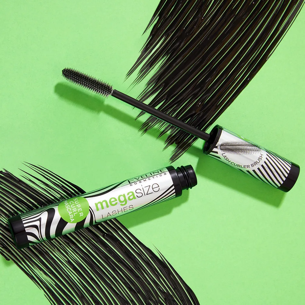 Eveline Mega Size Super Curl mascara recourbant silicone