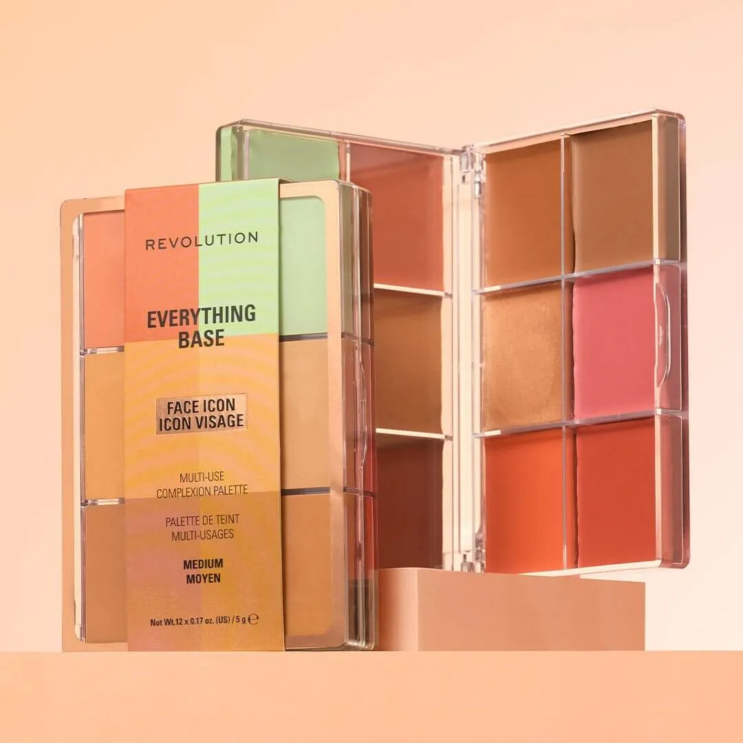 Revolution Everything Base Face Icon palette teint crème