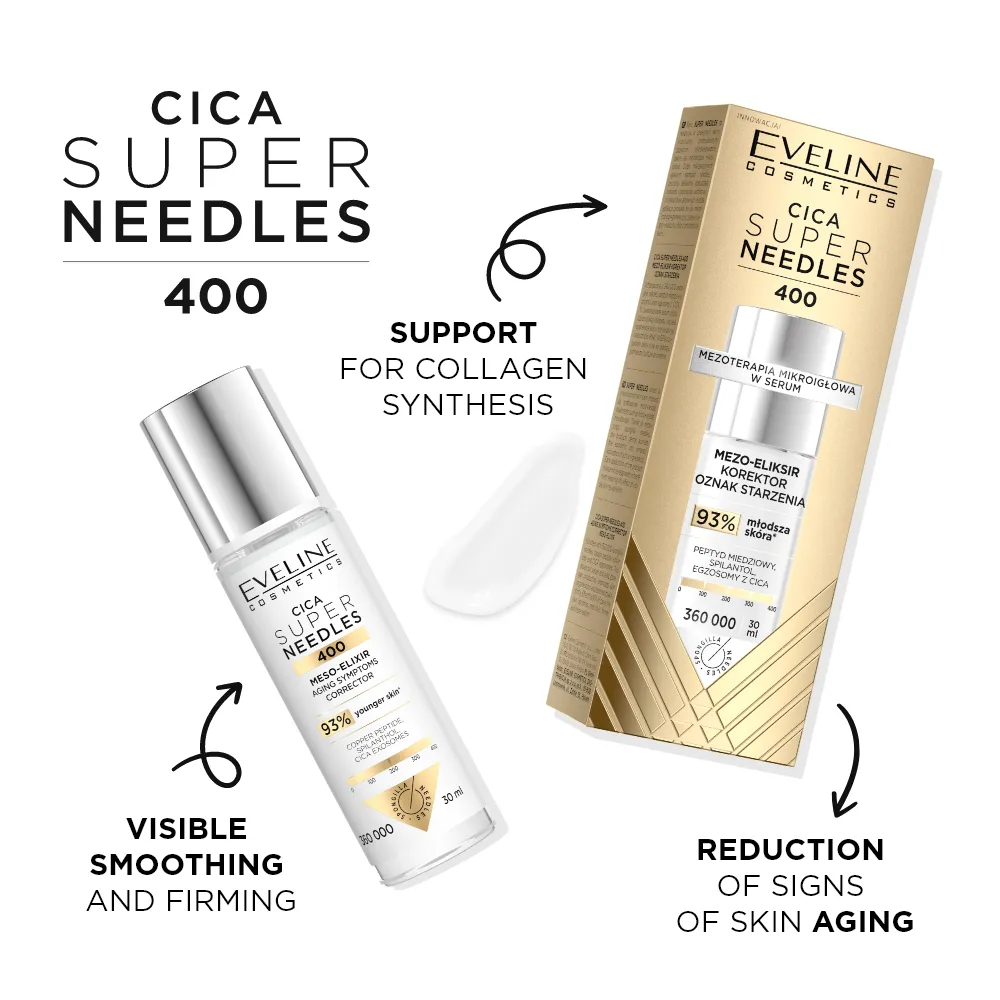 Eveline Super Needles Cica 400 sérum cica fermeté