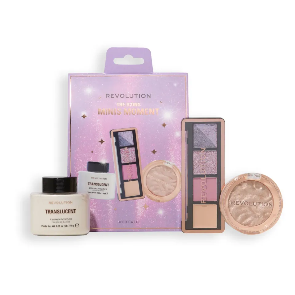 Revolution The Icons Minis Moment kit maquillage 3 minis