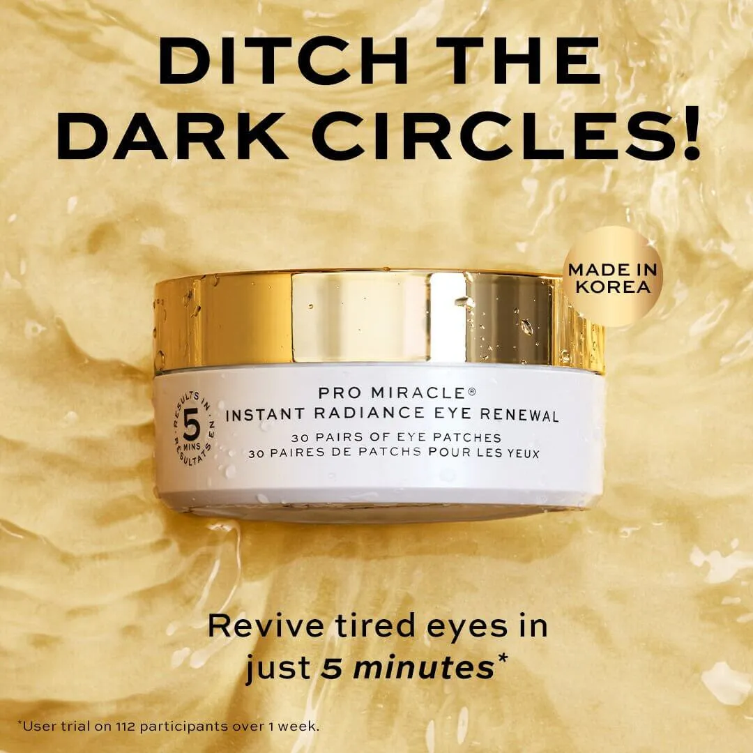 Revolution Pro Miracle patchs yeux hydratants 5 minutes