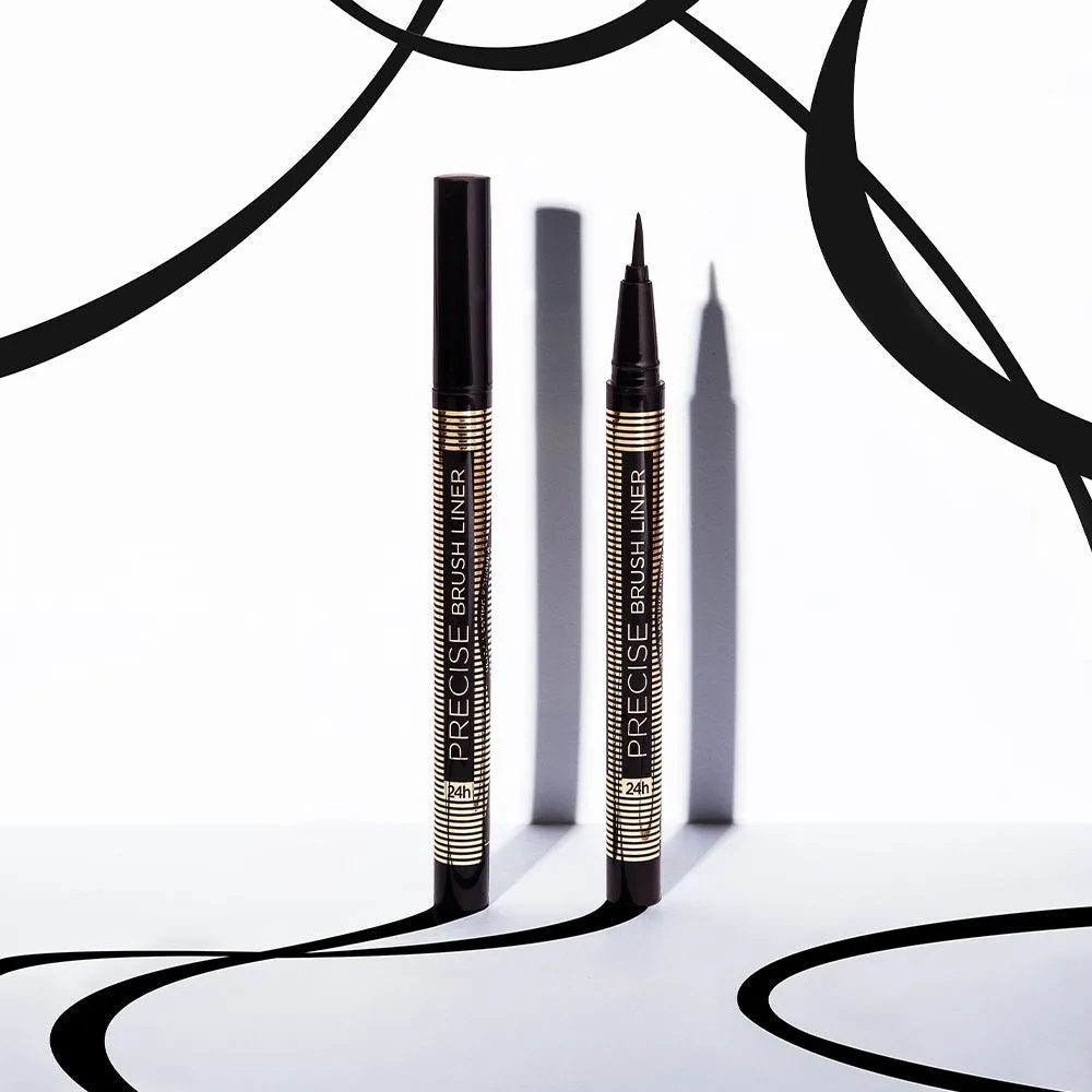 Eveline Precise Brush Liner eyeliner noir mat