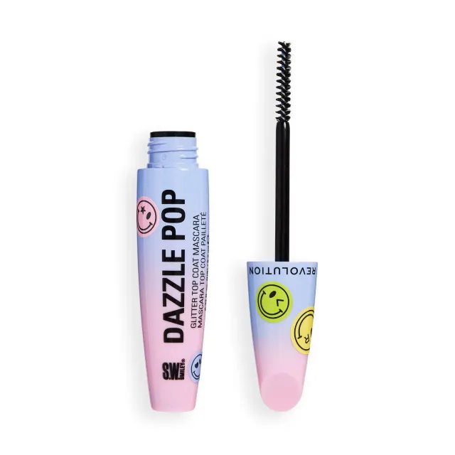 Revolution x S.W. Smiley Dazzle Pop mascara bleu pailleté