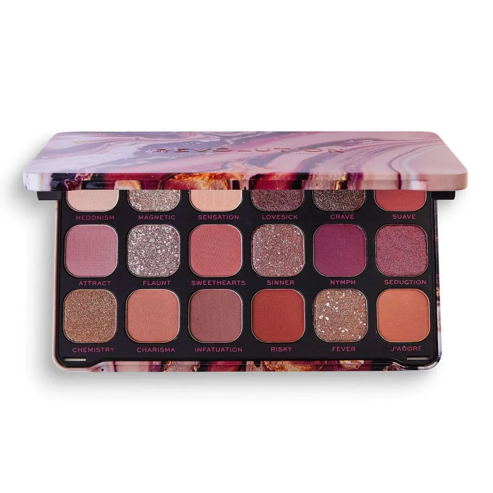 Revolution Forever Flawless Allure palette 18 fards smoky