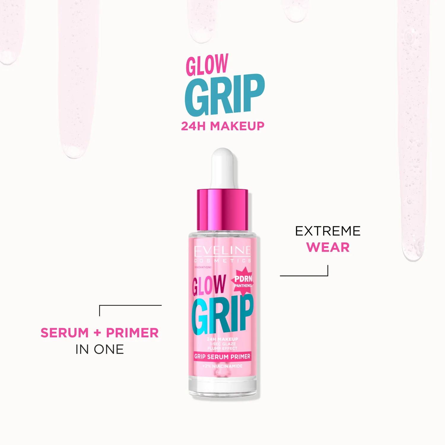 Eveline Grip Glow Grip sérum-primer éclat tenue 24H