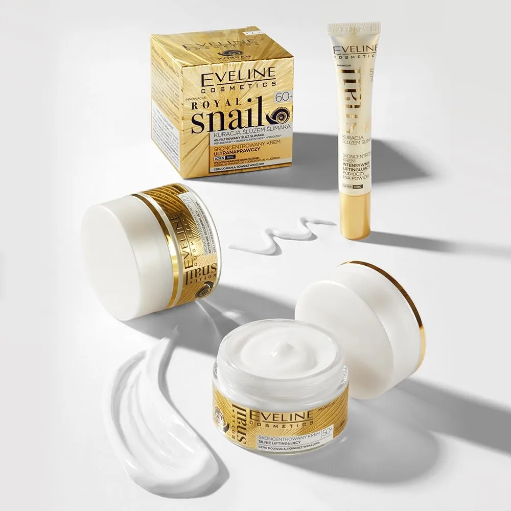 Eveline Royal Snail crème jour nuit 60+ bave escargot anti-rides