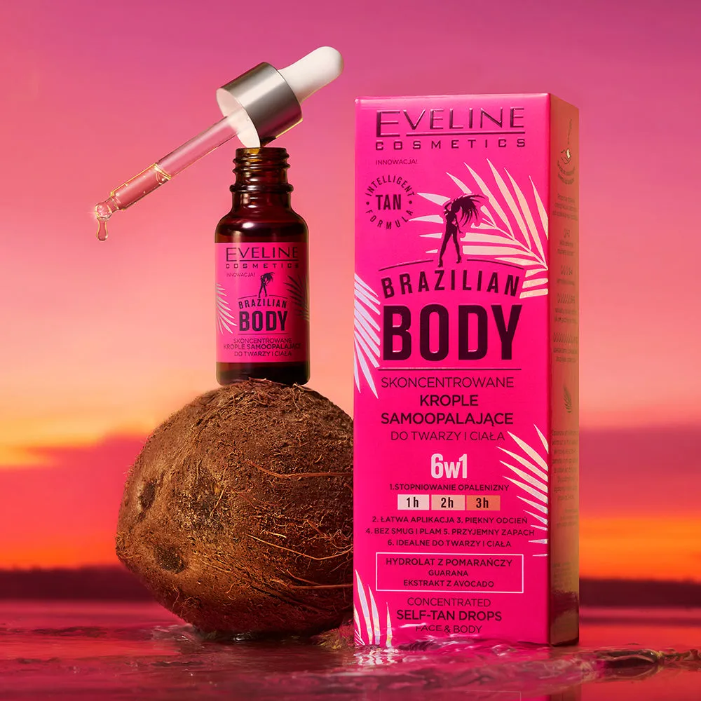 Eveline Brazilian Body gouttes autobronzantes visage
