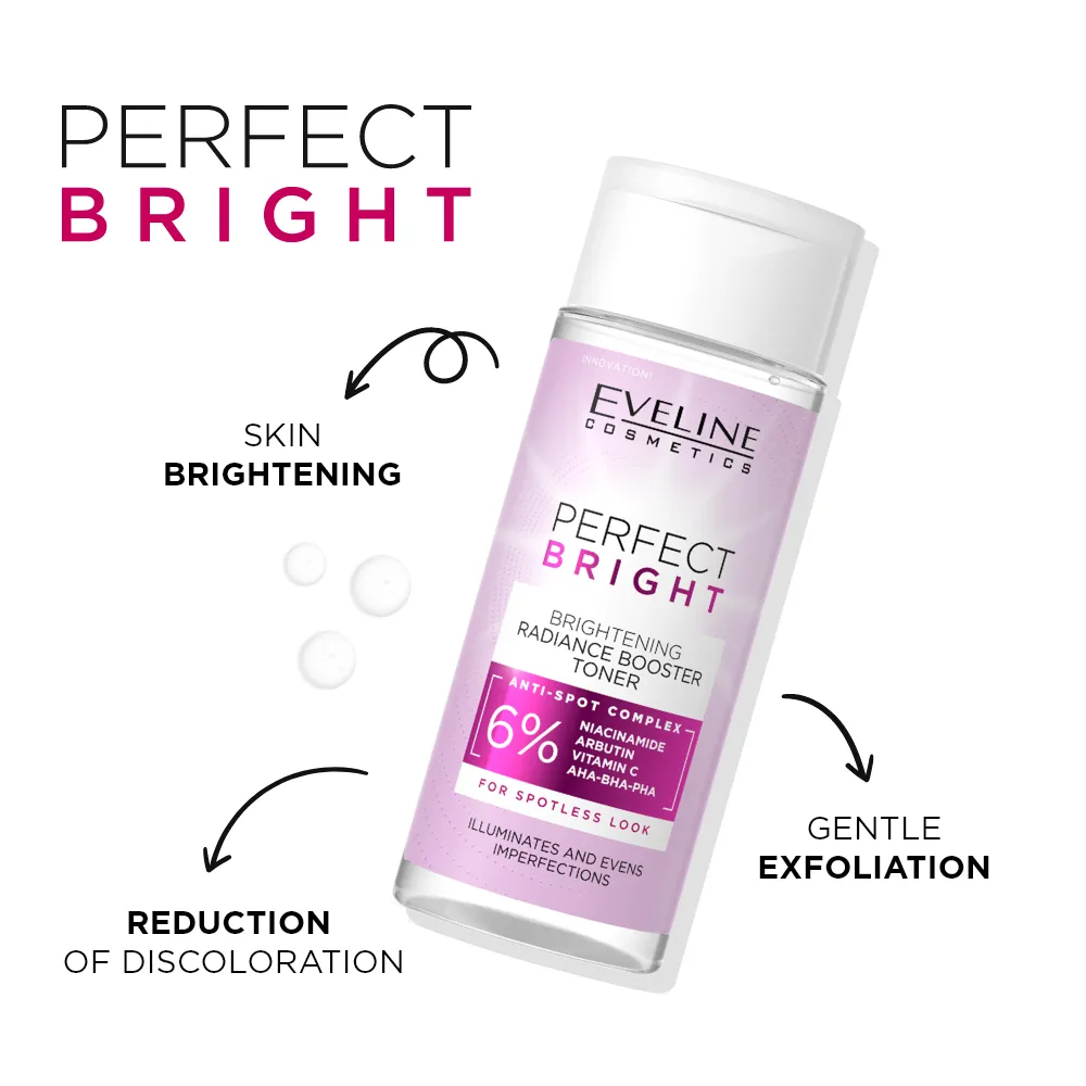 Eveline Perfect Bright lotion toner éclat anti-taches vegan