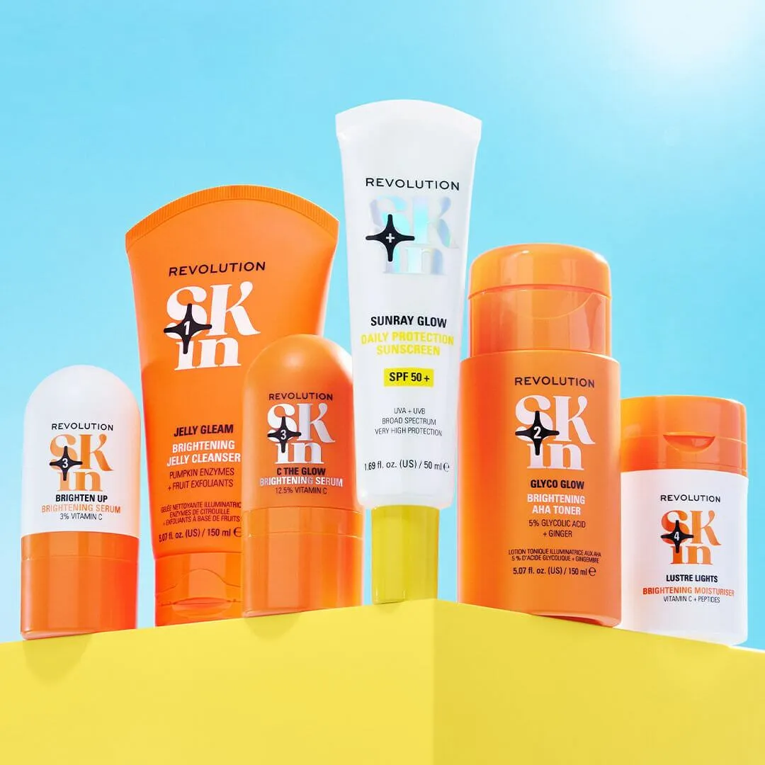 Revolution Skin Sunray Glow solaire SPF50+ vitamine C