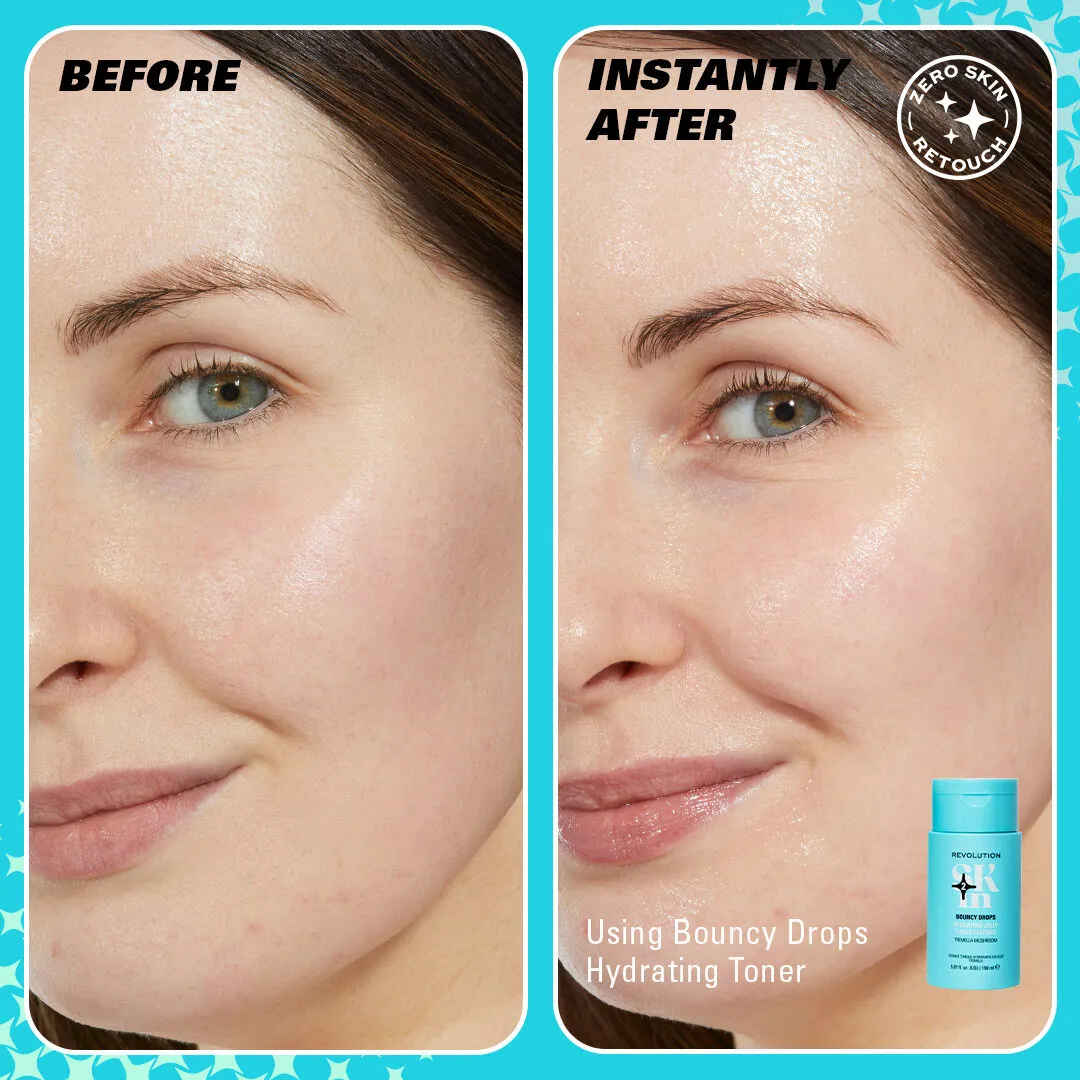 Revolution Skin Bouncy Drops lotion gelée hydratante tremella