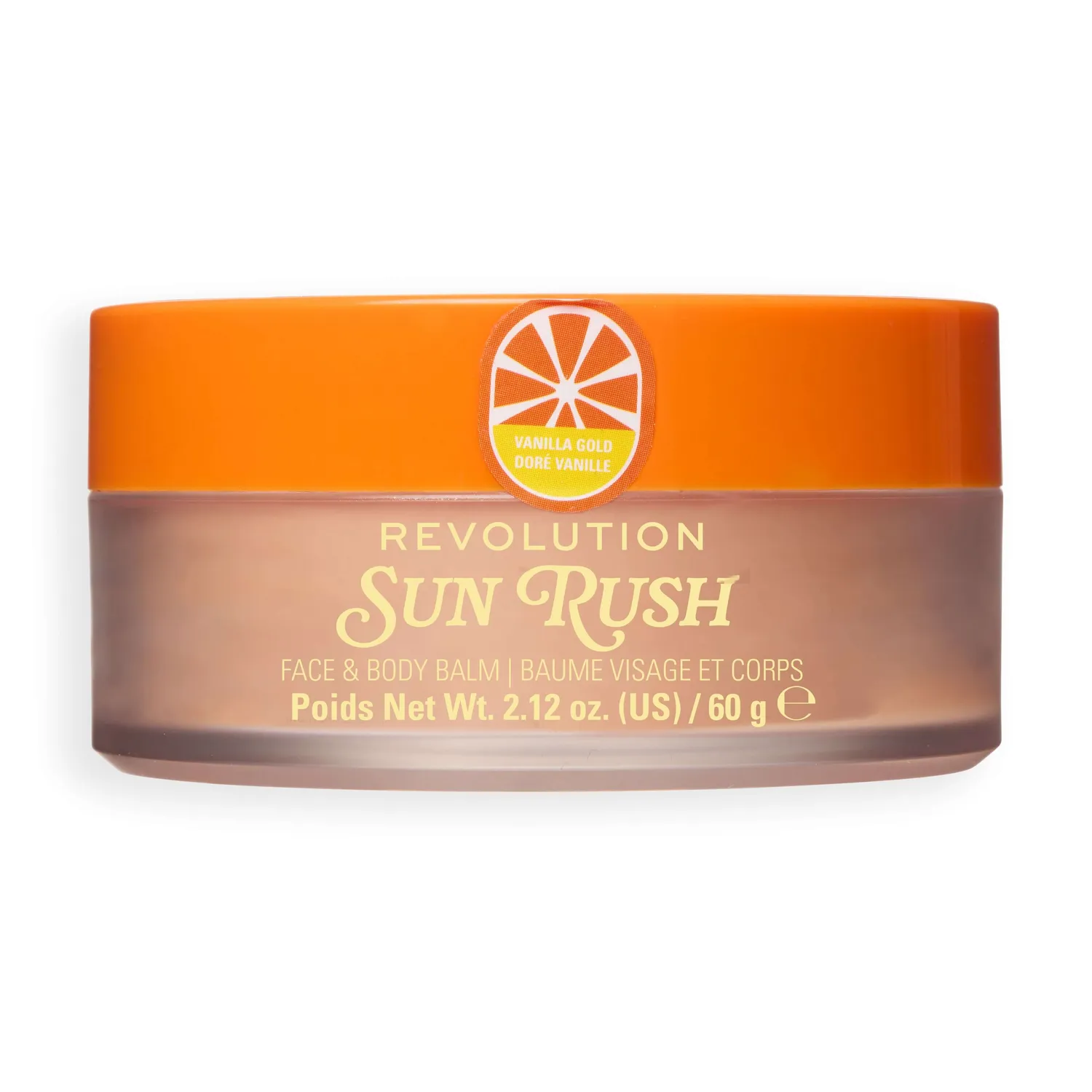 Revolution Sun Rush Body Balm Vanilla Gold doré