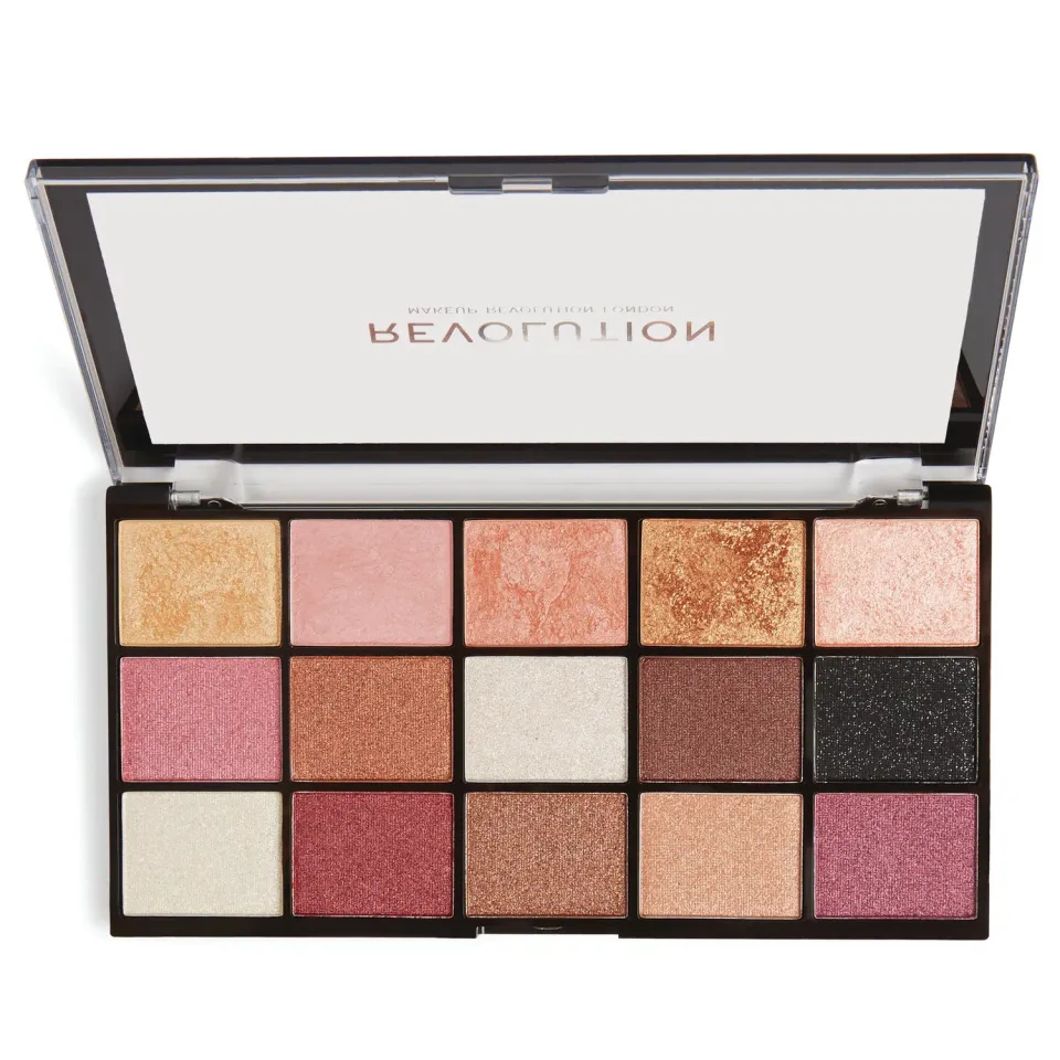 Revolution Reloaded Palette fards Affection 15 teintes doré burgundy
